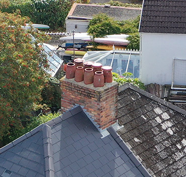 Lead work and chimney flashing repairs in Dorset by Hurst Roofing