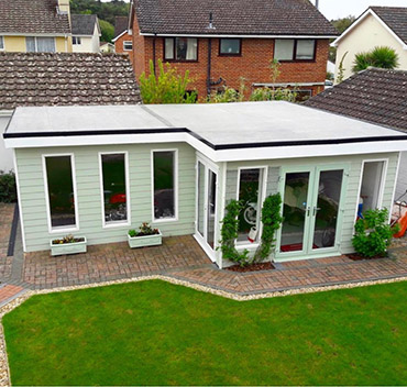 Flat roof and EPDM installation in Wimborne by Hurst Roofing